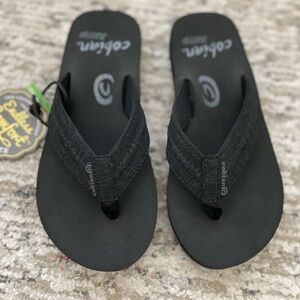 Cobian Jump Black Flip Flops Sandals Super Jumps Mens Size 7 Arch Support